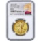2016-W 1/2 oz Gold Walking Liberty Half Dollar Coin NGC SP70 Early Release