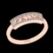 0.25 Ctw VS/SI1 Diamond 10K Rose Gold Ring