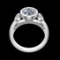 2.61 Ctw VS/SI1 Diamond 10k white Gold Engagement Ring (ALL DIAMOND ARE LAB GROWN) (ALL DIAMOND ARE
