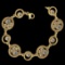 1.41 Ctw I2/I3Diamond Ladies Fashion 14K Yellow Gold Bracelet (ALL DIAMOND ARE LAB GROWN )