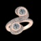 2.07 Ctw VS/SI1 Diamond Prong Set 10K Rose Gold Engagement Ring (ALL DIAMOND ARE LAB GROWN)