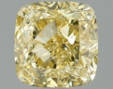 1.08 ctw. VVS2 IGI Certified Cushion Q Cut Loose Diamond (LAB GROWN)
