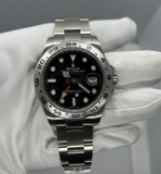 LIKE NEW 42MM ROLEX EXPLORER II 216570 COMES WITH BOX & APPRAISAL