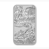 2023 1 oz Australia Perth Mint Silver Dragon Bar