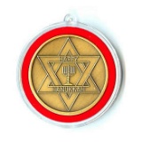 Holiday 2010 Bronze Round X-8 Hanukkah (with ornament holder)