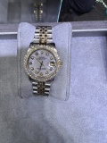 Custom 31mm Rolex w/Diamond Bezel 'Mother of Pearl Dial' comes with box and appraisal