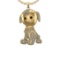 2.93 Ctw VS/SI1 Treated Fancy Black and white Diamond 14K Yellow Gold Hip Hop Style Necklace (ALL DI