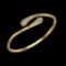 0.67 Ctw VS/SI1 Diamond 18K Yellow Gold Bangle (ALL DIAMOND ARE LAB GROWN )