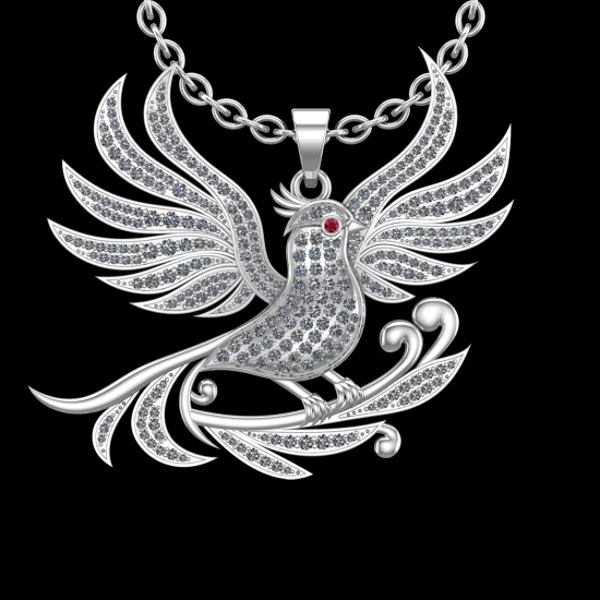 2.62 Ctw VS/SI1 Diamond Style 14K White Gold Pendant (ALL DIAMONDS ARE LAB GROWN)(ALL DAMONDS ARE LA