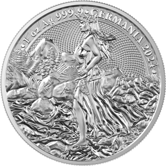 2024 Germania 1 oz Silver BU 5 mark