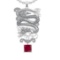 6.40 Ctw VS/SI1 Ruby and Diamond Prong Set 14K White Gold Pendant (ALL DIAMOND ARE LAB GROWN) (ALL D