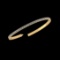 0.64 Ctw VS/SI1 Diamond 14K Yellow Gold Half Bangle (ALL DIAMOND ARE LAB GROWN )