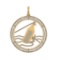 1.88 Ctw VS/SI1 Diamond 14k Yellow Gold Pendant (ALL DIAMOND ARE LAB GROWN )