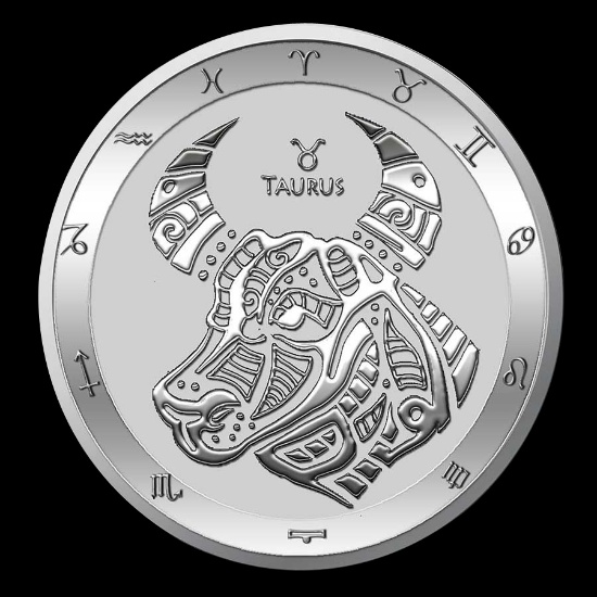 2021 Tokelau 1 oz Silver Zodiac Series: Taurus BU