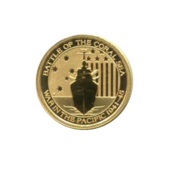 Australia $15 1/10 oz. Gold PF 2014 WWII Battle of the Coral Sea
