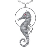 5.06 Ctw VS/SI1 Diamond 10K White Gold Spider Pendant (ALL DAMONDS ARE LAB GROWN)