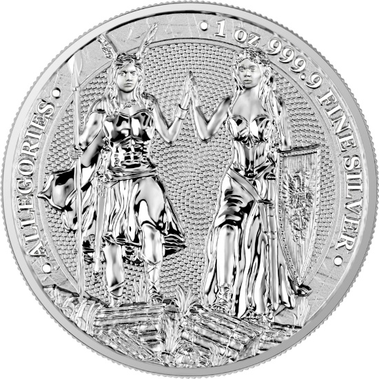 2023 Germania Allegories 1 oz Silver Round BU (Galia)