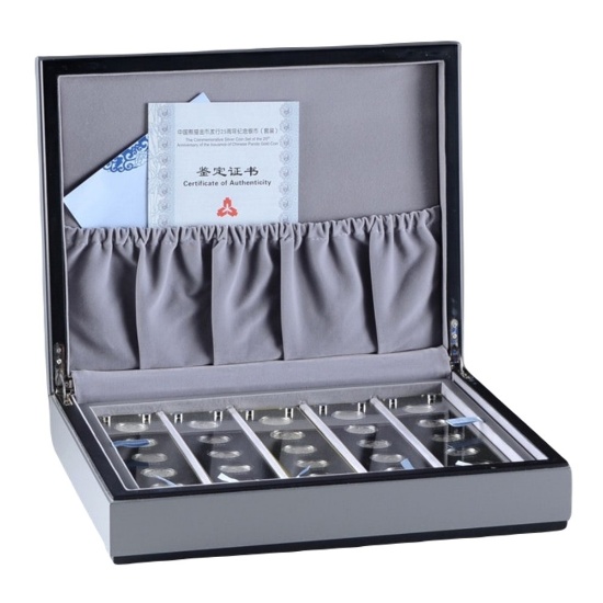 25th Anniversary Panda 3 Yuan 1/4 oz Silver Set 1982-2007