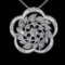 4.15 Ctw VS/SI1 Diamond 18K White Gold Necklace (ALL DIAMOND ARE LAB GROWN )