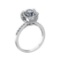 3.10 Ctw VS/SI1 Diamond 14K White Gold Engagement Ring (ALL DIAMOND ARE LAB GROWN )