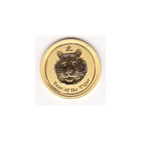 Australian Series II Lunar Gold 20th Ounce 2010 Tiger