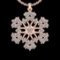 0.45 Ctw VS/SI1 Diamond Style 14K Rose Gold Pendant (ALL DIAMONDS ARE LAB GROWN)(ALL DAMONDS ARE LAB