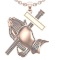 2.02 Ctw SI2/I1 Diamond 14K Rose Gold Necklace