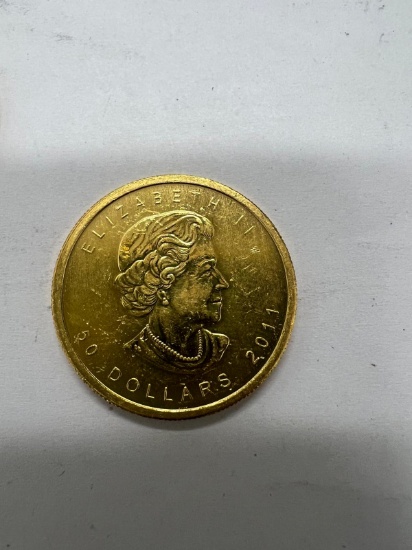 Maple Leaf  50 Dollars  2011