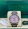 Rolex 36mm Candy Pink Dial Comes With Box & Papers