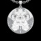 2.22 Ctw VS/SI1 Diamond 10K White Gold Sodiac Sign theme Pendant (ALL DIAMOND ARE LAB GROWN )