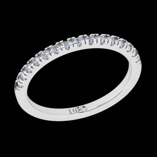 0.36 Ctw VS/SI1 Diamond 10k White Gold Eternity Band Ring (ALL DIAMOND ARE LAB GROWN)
