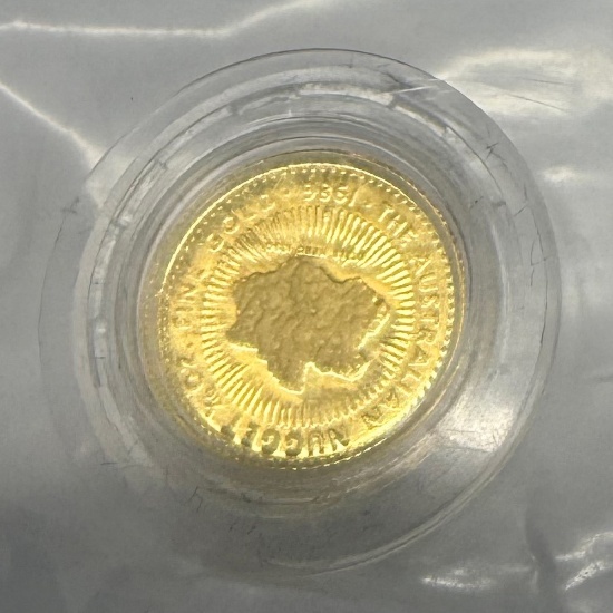 1986 Australia 1/10 oz Proof Gold Nugget