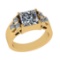 2.60 Ctw VS/SI1 Diamond 14k Yellow Gold Engagement Ring (ALL DIAMOND ARE LAB GROWN ) (ALL DIAMOND AR