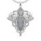1.95 Ctw SI2/SI1 Diamond 14k white Gold Pendant (ALL DIAMOND ARE LAB GROWN) (ALL DIAMOND ARE LAB GRO