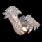 6.99 Ctw VS/SI1 Diamond 10k Rose Gold Engagement Ring (ALL DIAMOND ARE LAB GROWN)