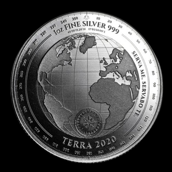 2020 Tokelau 1 oz Silver $5 Terra BU