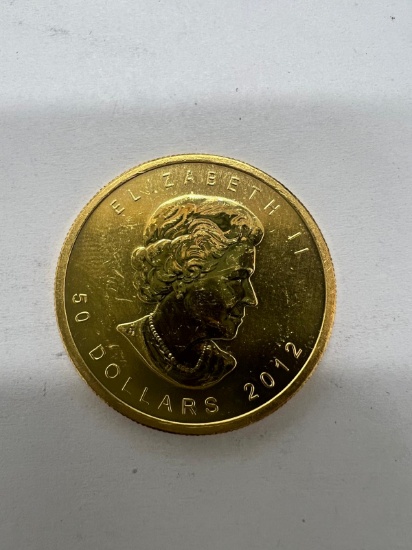 Maple Leaf  50 Dollars   2012