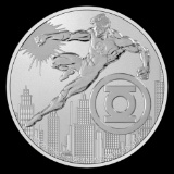2022 Niue 1 oz Silver $2 DC Comics Justice League: Green Lantern