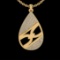 0.27 Ctw VS/SI1 Diamond 10k Yellow Gold Pandant (ALL DIAMOND ARE LAB GROWN)