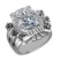 2.96 Ctw VS.SI1 (ALL DIAMOND ARE LAB GROWN ) Diamond 14k white Gold Engagem