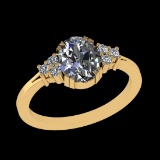 2.65 Ctw VS/SI1 Diamond 10k Yellow Gold Engagement Ring (ALL DIAMOND ARE LA