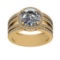 3.22 Ctw SI2/I1 Diamond Style Prong Set 18K Yellow Gold Engagement Wedding