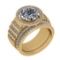 5.97 Ctw SI2/I1 Diamond Style Prong Set 18K Yellow Gold Engagement set Ring