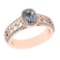 2.46 Ctw VS/SI1 Diamond 14k Rose Gold Engagement Ring (ALL DIAMOND ARE LAB