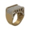4.42 Ctw VS/SI1 Diamond 14k Yellow Gold Engagement Ring (ALL DIAMOND ARE LA