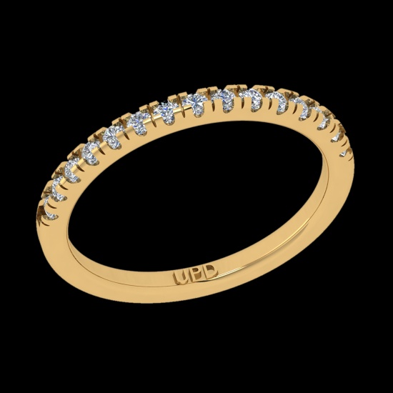 0.36 Ctw VS/SI1 Diamond 10k Yellow Gold Eternity Band Ring (ALL DIAMOND ARE