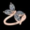 2.00 Ctw SI2/SI1 Diamond 10k Rose Gold Solitaire Ring (ALL DIAMOND ARE LAB