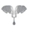 2.88 Ctw VS/SI1 Diamond 14k white Gold Pendant (ALL DIAMOND ARE LAB GROWN )