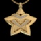 0.17 Ctw VS/SI1 Diamond 14 K Yellow Gold Necklace(ALL DIAMOND ARE LAB GROWN