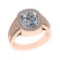 3.28 Ctw VS/SI1 Diamond 14k Rose Gold Engagement Ring